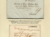 10 Vorphila Farnbach  hs. in rot auf Briefe nach Castell und